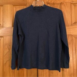 NWOT Vintage Classic Elements Mock Neck Top Size L